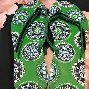 Vera Bradley flip flops